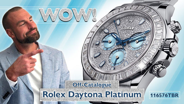 Off Catalogue Rolex Daytona Platinum 116576TBR