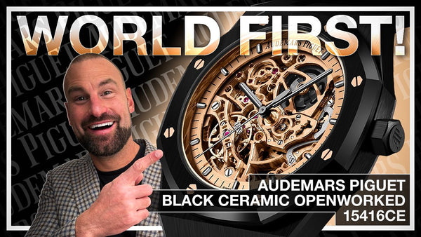 WORLD FIRST! Audemars Piguet Black Ceramic Openworked 15416CE