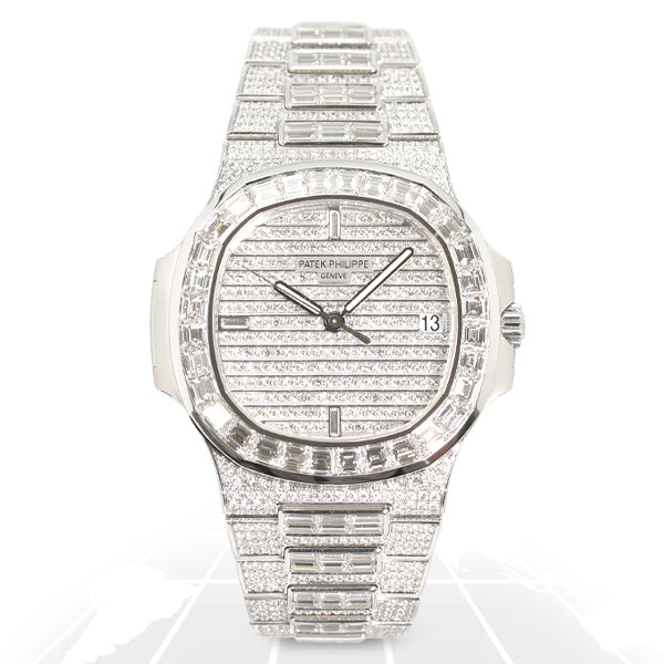 Patek Philippe Nautilus Full Factory Diamond 5719/10G-010