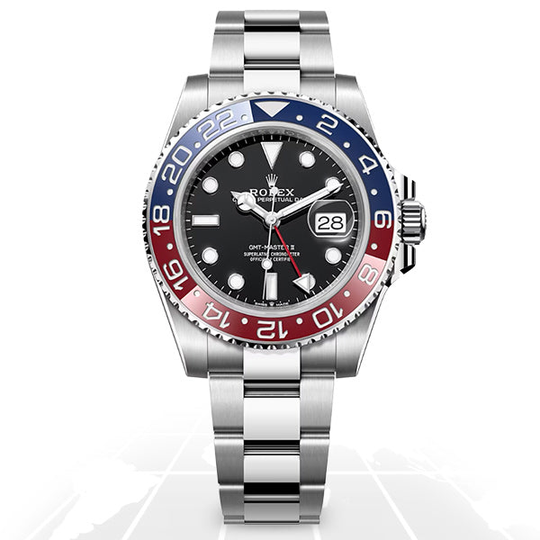 Rolex	GMT-Master II "PEPSI"	126710BLRO