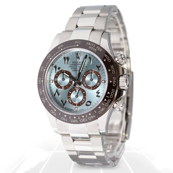 Rolex Cosmograph Daytona “Hindu-Arabic Ice Blue Dial” 116506