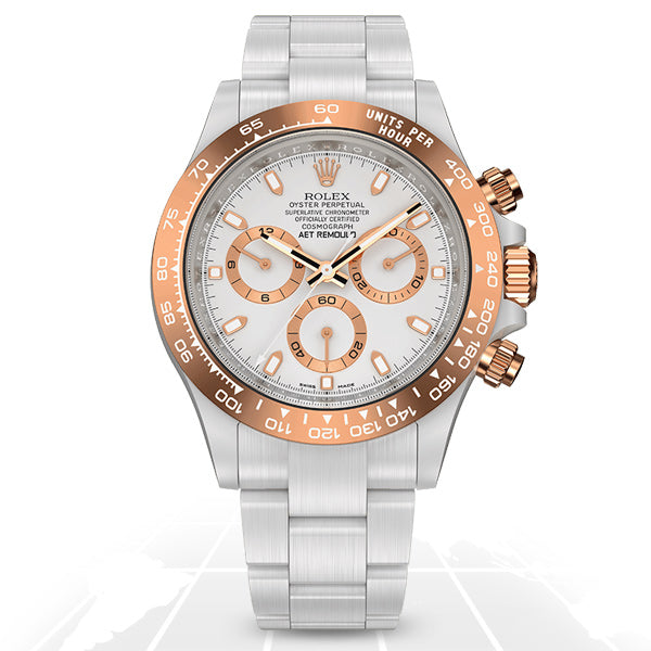 AET Remould  Platinum-Colored Classic Rose Gold Bezel	116503