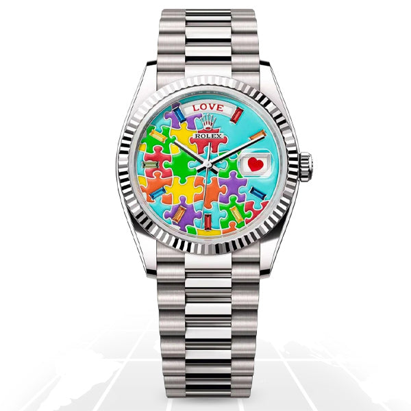 Rolex	Day-Date 36 "Emoji" Puzzle Dial 128239