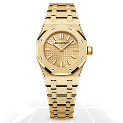 Audemars Piguet	Royal Oak Mini Frosted Gold Quartz	67630BA.GG.1312BA.01