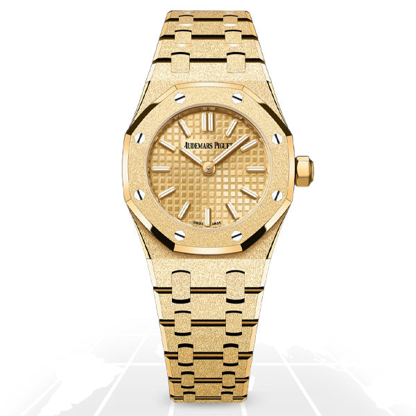 Audemars Piguet	Royal Oak Mini Frosted Gold Quartz	67630BA.GG.1312BA.01