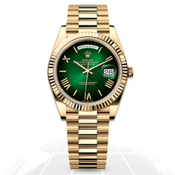 Rolex	Day-Date 40 "Green Ombre" 228238