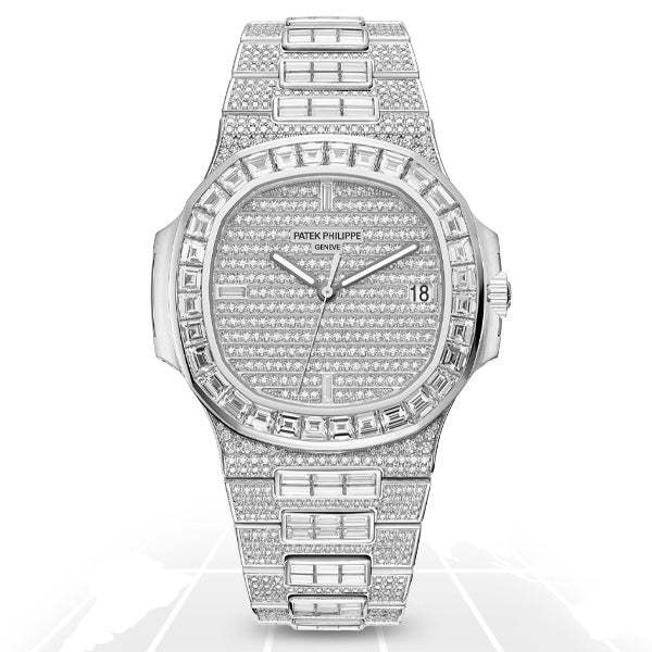 Patek Philippe	Nautilus Full Factory Diamond	5719/10G-010