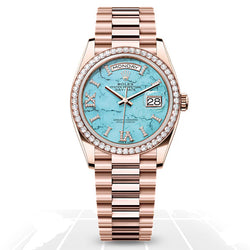 Rolex	Day-Date 36 "Turquoise"	128345RBR