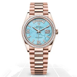 Rolex	Day-Date 36 "Turquoise"	128395TBR