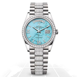 Rolex	Day-Date 36 "Turquoise"	128349RBR