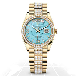 Rolex	Day-Date 36 "Turquoise"	128398TBR