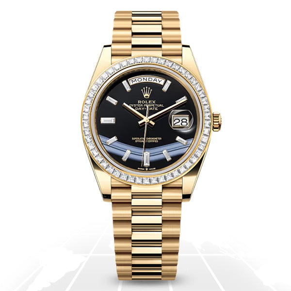 Rolex	Day-Date 40 "Onyx"	228398TBR