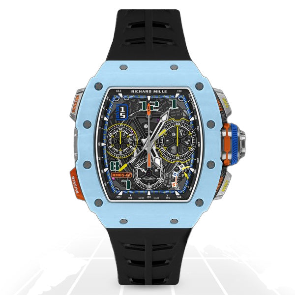 Richard Mille	RM65-01 Automatic Winding Split Seconds Chronograph "Blue TPT"	RM65-01 TPT