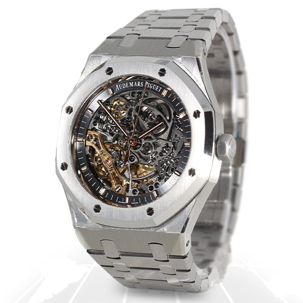 Audemars Piguet Royal Oak Double Balance Wheel Openworked “Stickered” 15407ST.OO.1220ST.01