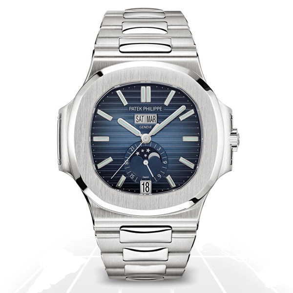 Patek Philippe	Nautilus Annual Calendar Moon Phase	5726/1A-014