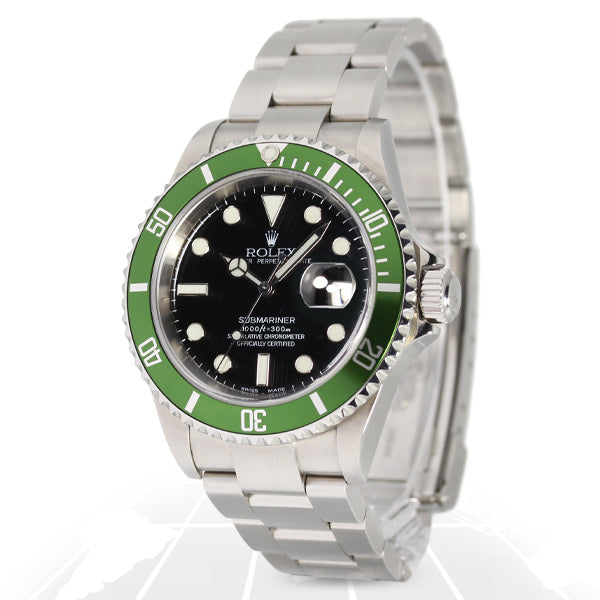 Rolex Submariner Date “Kermit” “Flat 4” 16610LV