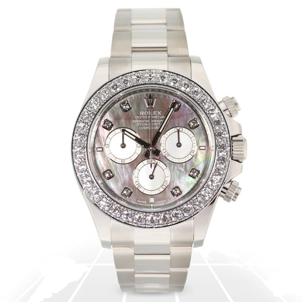 Rolex Cosmograph Daytona “Diamond” “Black And White Mother Of Pearl” 126579RBR