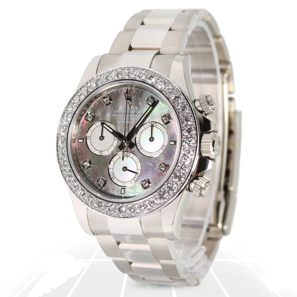 Rolex Cosmograph Daytona “Diamond” “Black And White Mother Of Pearl” 126579RBR