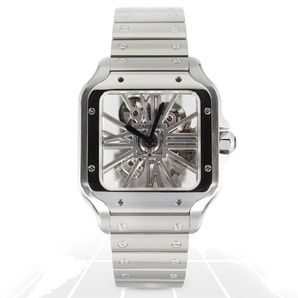 Cartier Santos De Cartier Skeleton Large WHSA0015