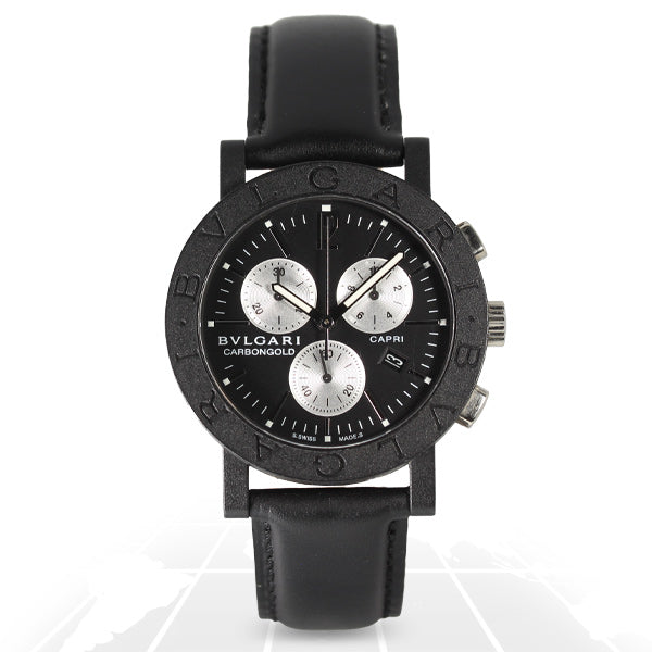 Bvlgari Carbongold White Gold Capri Chronograph 101441