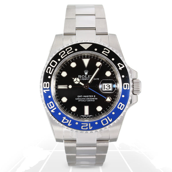 Rolex GMT-Master II “Batman” “Fully Stickered” 116710BLNR