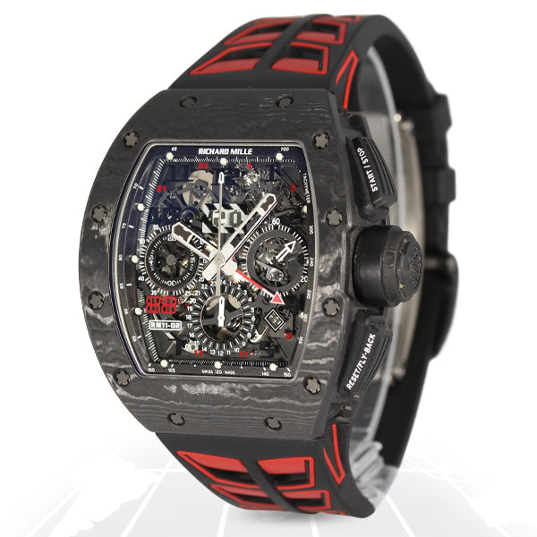 Richard Mille RM11-02 Flyback Chronograph Dual Time Zone “Jet Black” Americas Limited Edition