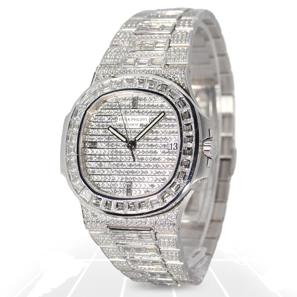 Patek Philippe Nautilus Full Factory Diamond 5719/10G-010