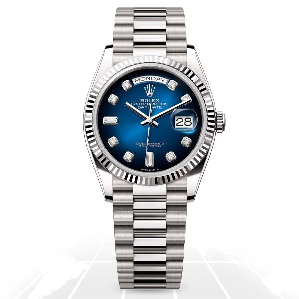 Rolex	Day-Date 36 "Blue Ombre" 128239