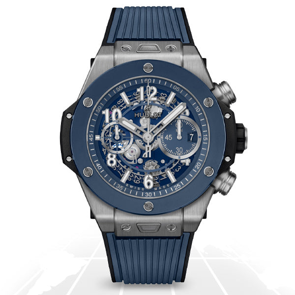 Hublot	Big Bang Unico Titanium Blue Ceramic	421.NL.5170.RX