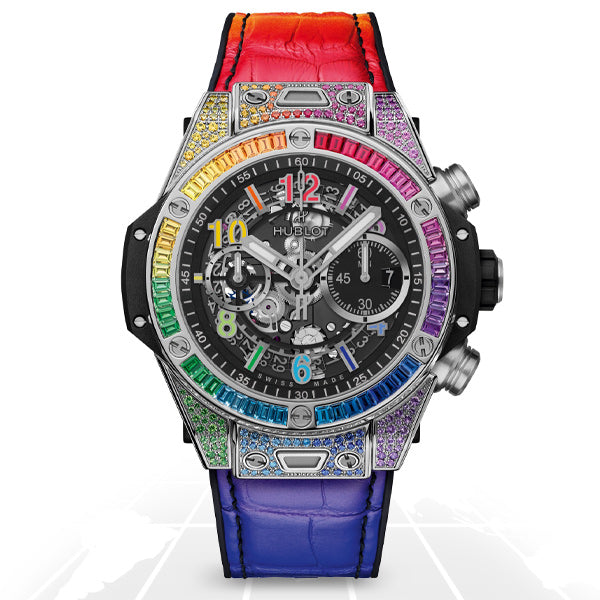 Hublot	Big Bang Unico Titanium Rainbow	421.NX.1117.LR.0999